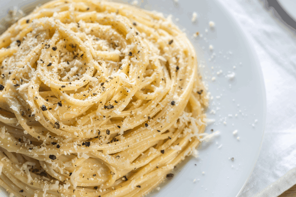 spaghetti cacio e pepe