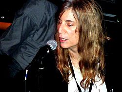 Patti Smith performing at Bowery Ballroom New York City 3