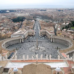 Saint Peters Square from the dome