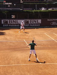 Cilic Karlovic_Rome_2011