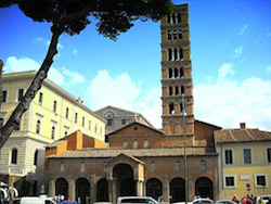 Esterno della Basilica di Santa Maria in Cosmedin