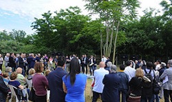 Momento dell'inaugurazione del Parco Ottoboni