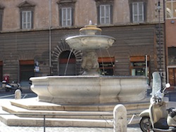 Fontana del Trullo a piazza Nicosia