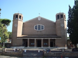 Esterno della chiesa di San Roberto Bellarmino