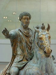 Statua di Marco Aurelio ai Musei Capitolini
