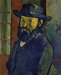 Autoritratto con cappello di Paul Cézanne