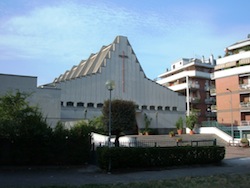 Esterno della chiesa di San Ponziano