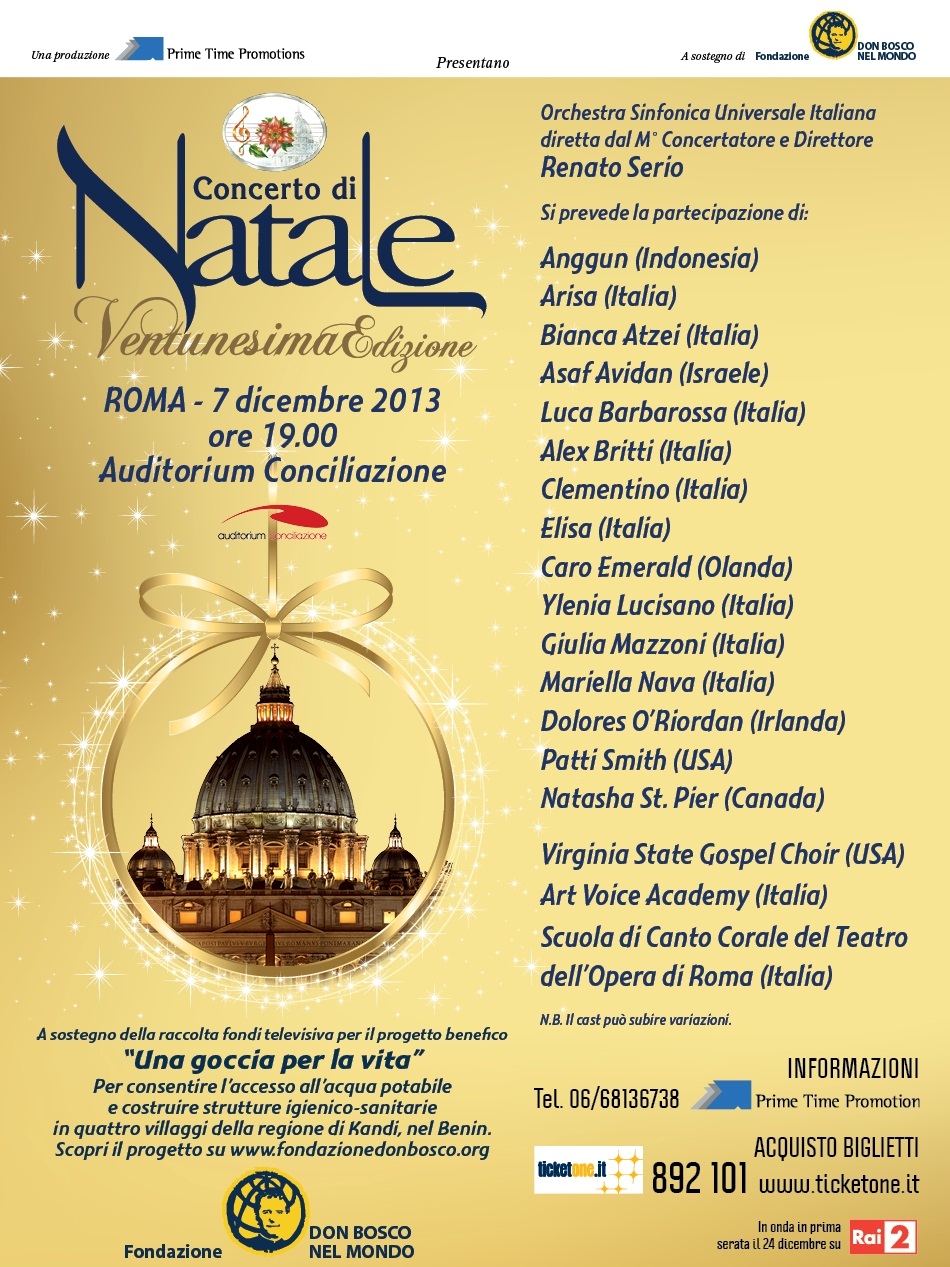 Locandina concerto di natale 2013