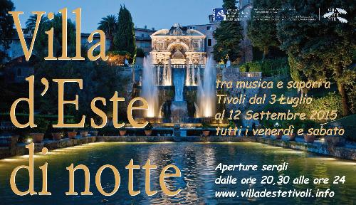 villa deste di notte