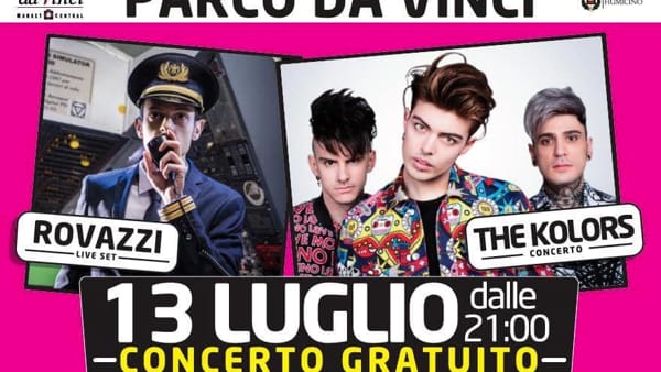 rovazzi e i the kolors fiumicino