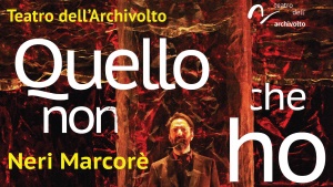 neri marcorè al teatro brancaccio