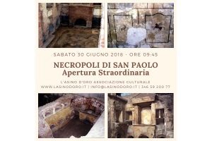 locandina necropoli di San Paolo