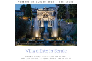 locandina villa deste 27 luglio