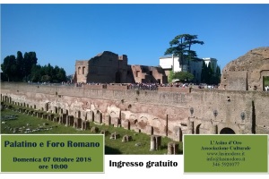 Locandina Palatino e Fori 7 ottobre