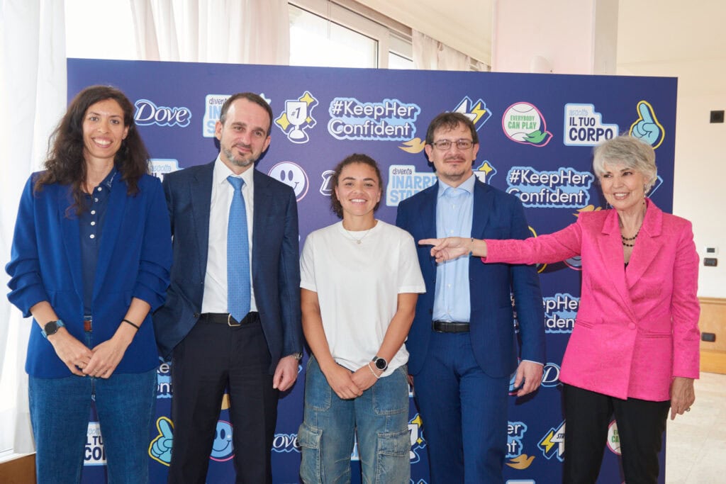 jasmine paolini testimonial dove sport e autostima