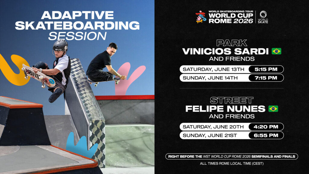World Cup Rome 2026: la Capitale diventa villaggio urbano dello skateboarding