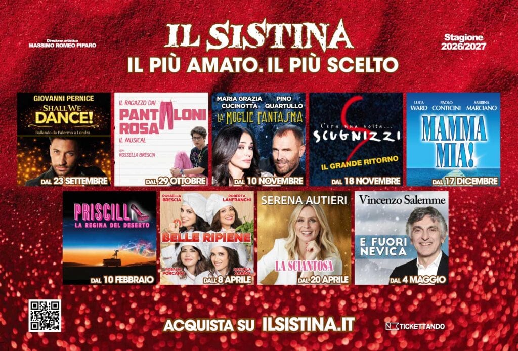 Stagione 2026-2027 del Teatro Sistina: musical, grandi ritorni e novità