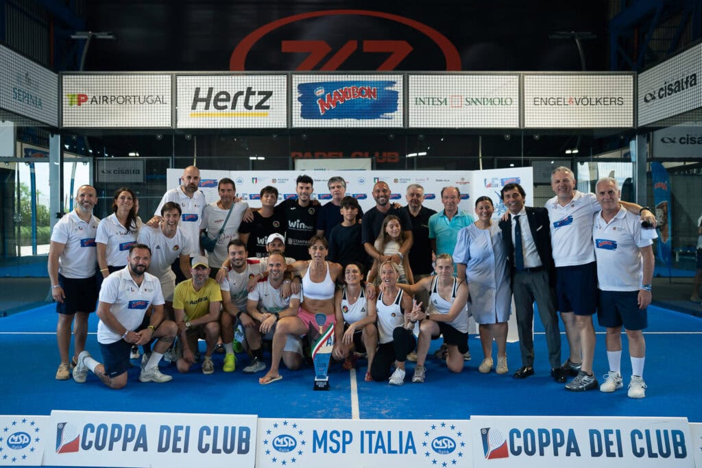 Il Padel Colli Portuensi trionfa nella Coppa dei Club MSP Italia