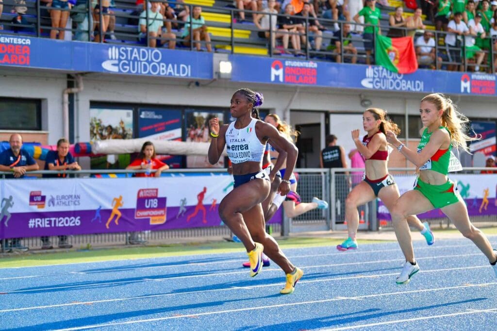 Atletica: Kelly Doualla conquista l'oro nei 100 metri agli Europei U18 di Rieti