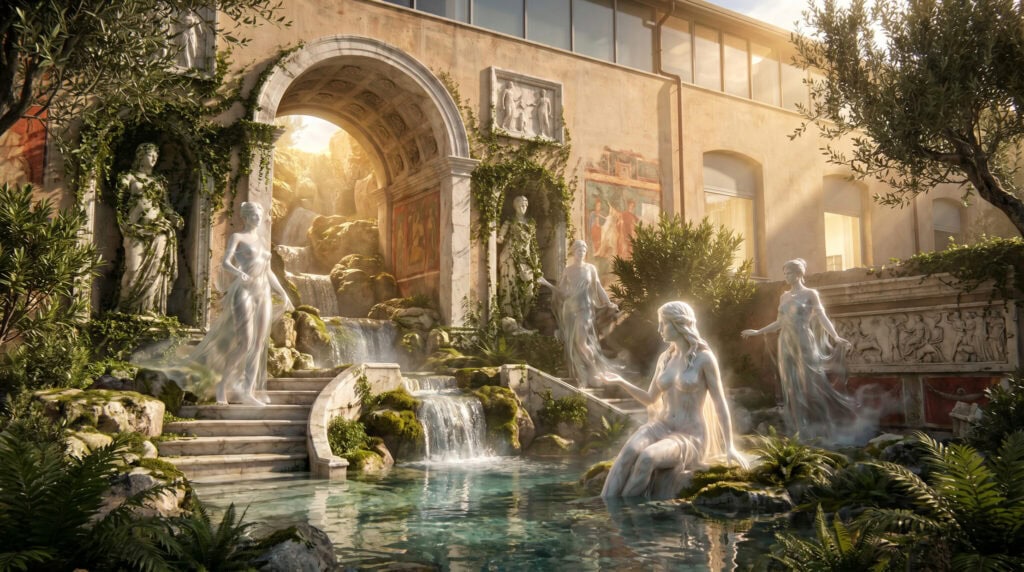 EGERIA al Gazometro: l'installazione immersiva IED per Videocittà 2026