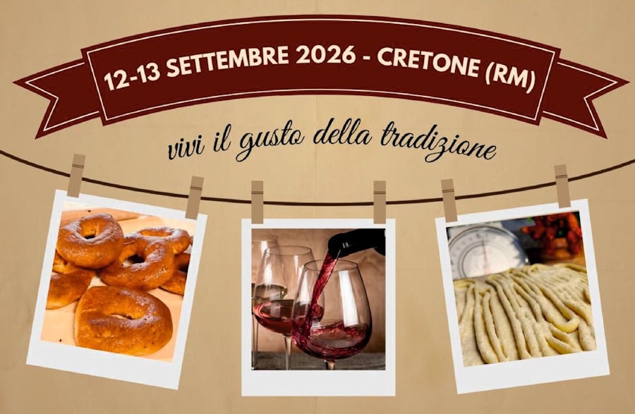 Sagra dei longarini e del Ciammellocco a Cretone Sagra dei longarini e del Ciammellocco a Cretone