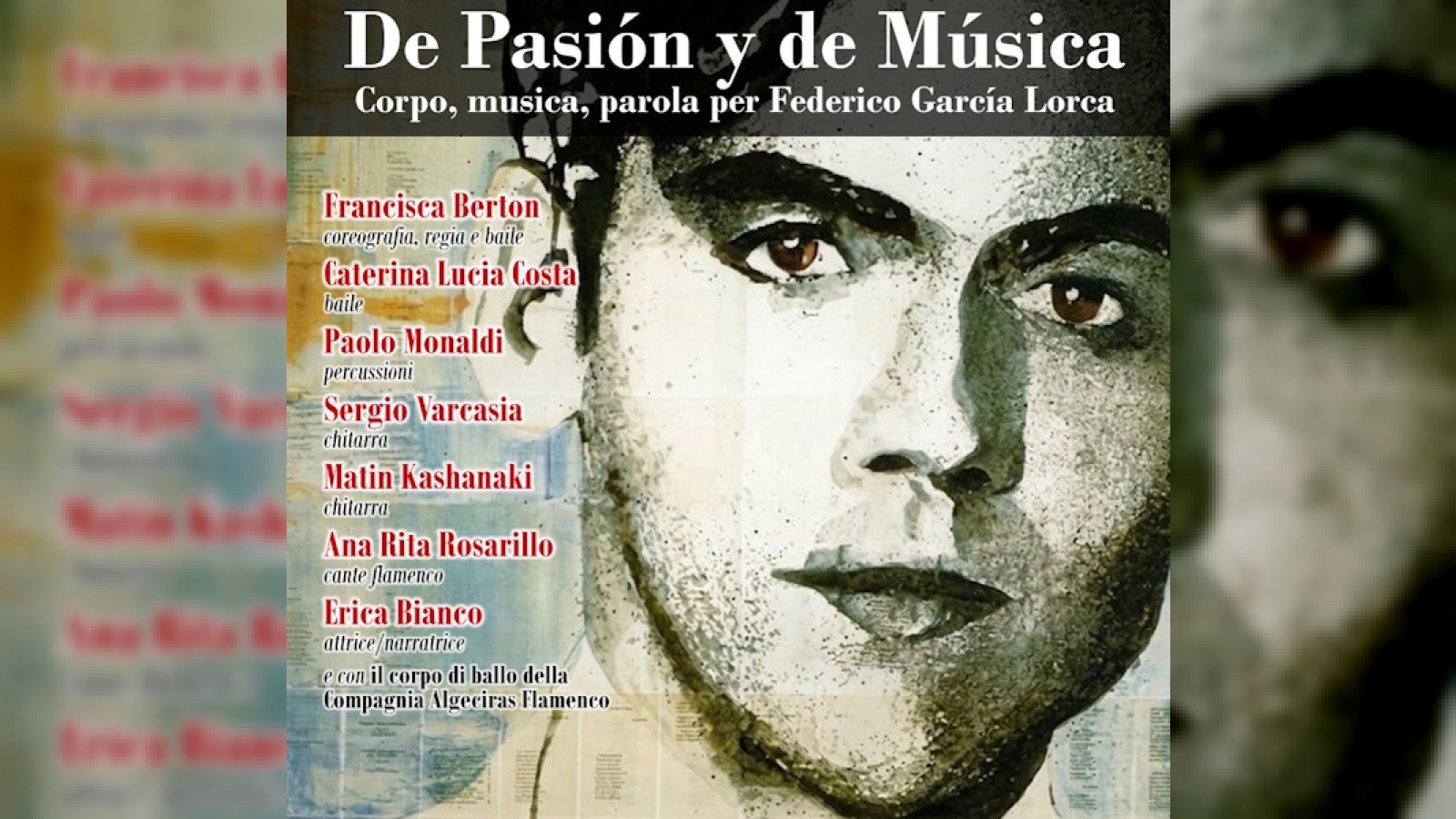 De Pasión y de Música: l’universo di García Lorca in scena a Villa Lazzaroni